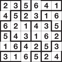 Toroidal Sudoku example